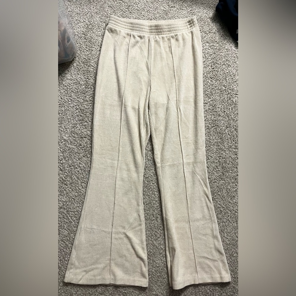 Aerie Pleated Flare Pants